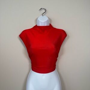 Elegant Red Women's Top